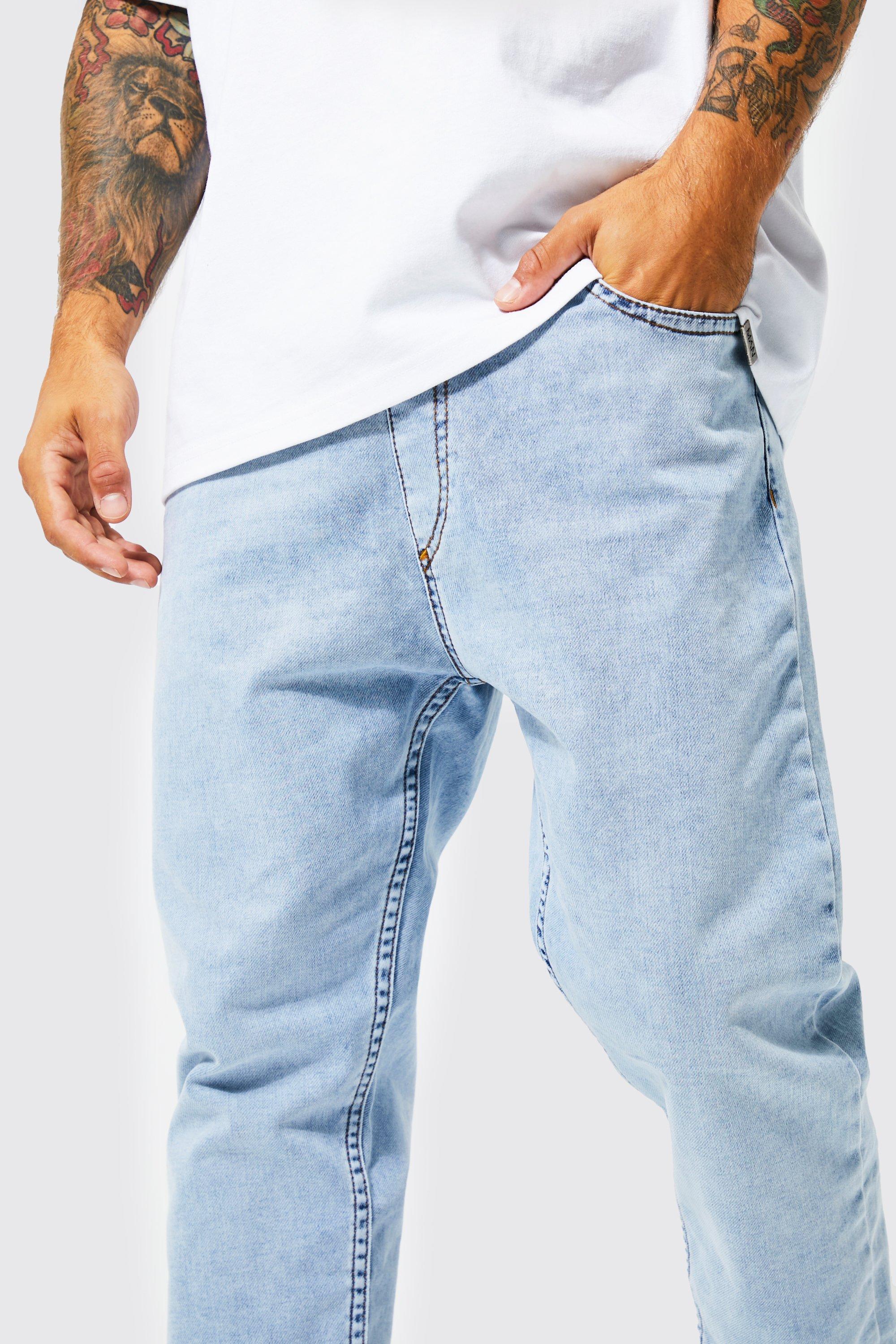 Denim Jogger With Drawcords